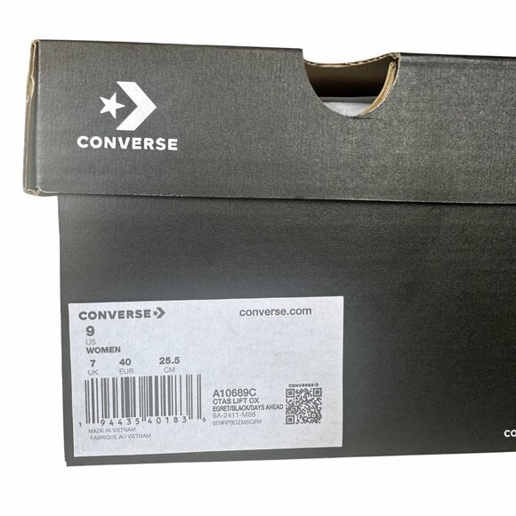 ❤️Converse Chuck Taylor Lift Platform Polka Dots 9 Women's Shoes White A10689C❤️ - Picture 10 of 12